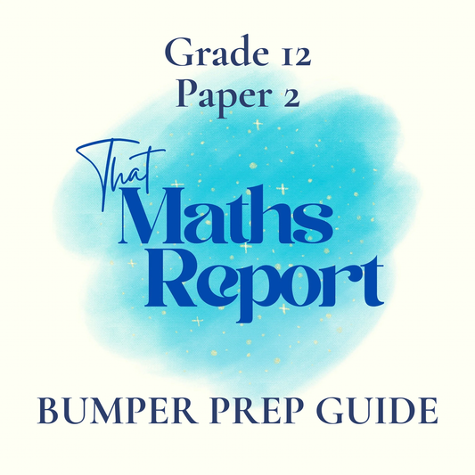 Grade 12 BUMPER Prep Guide - Paper 2